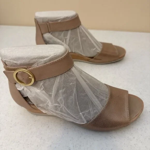 Earth Origins Womens Hera Sandals Pink Metallic Eco Calf Size 10 - Picture 12 of 16